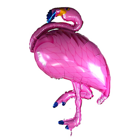 Folienballon Flamingo "PINK FLAMINGO" (97cm) Heliumballon Luftballon