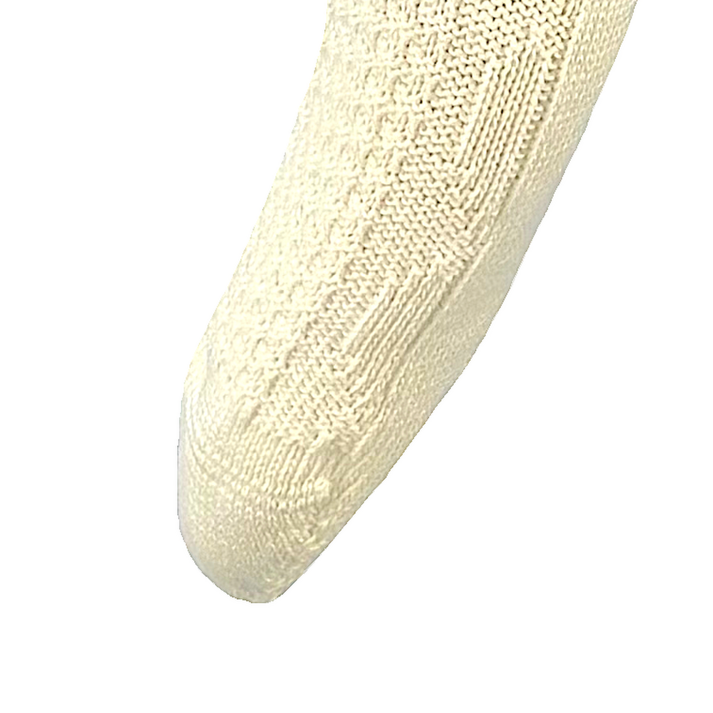 Damen und Herren Trachtenstrümpfe Wanderstrümpfe Wandersocken Kniestrümpfe mit edlem Strickmuster Zopfmuster kniehoch (beige)