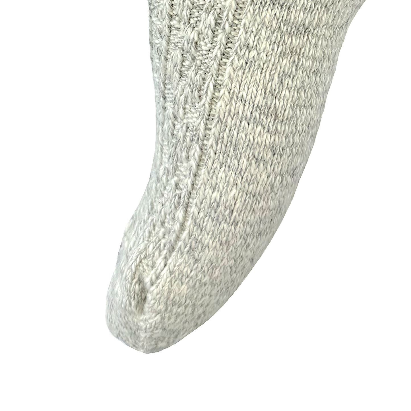 Damen und Herren Trachtensocken im modernen Landhaus-Stil mit  Hirschhornknopf– handgekettelte Naht – (grau)