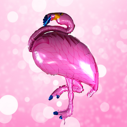 Folienballon Flamingo "PINK FLAMINGO" (97cm) Heliumballon Luftballon