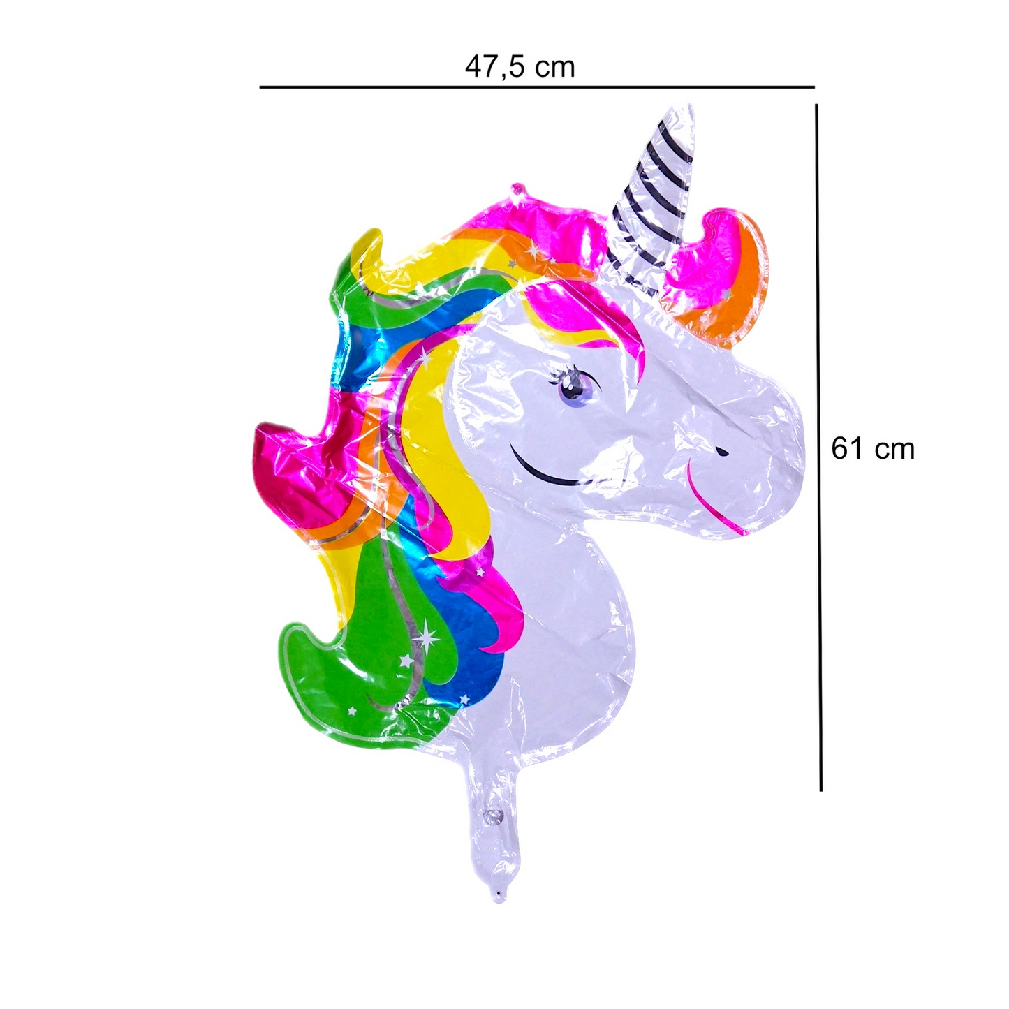 Folienballon Einhorn "UNICORN" (61cm) Luftballon