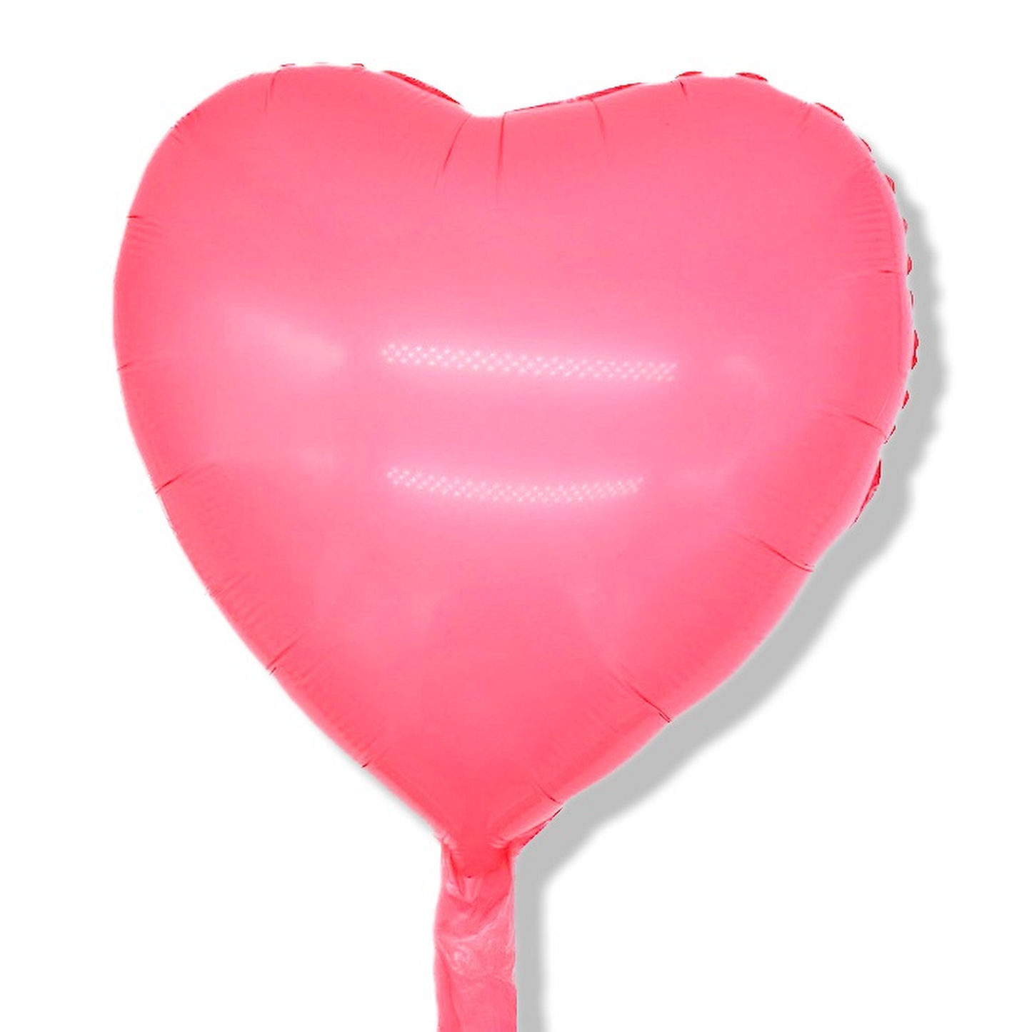 12x Folienballon "ROSA HERZ" im Herz-Design (43cm) Heliumballon Liebe Romantik